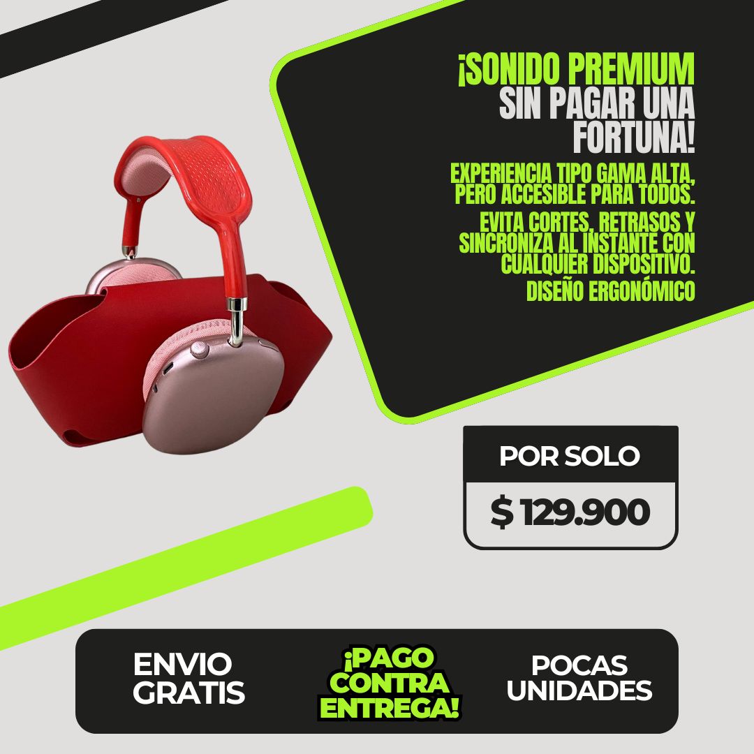 AirMax Diadema | Sonido Premium Todo el Día