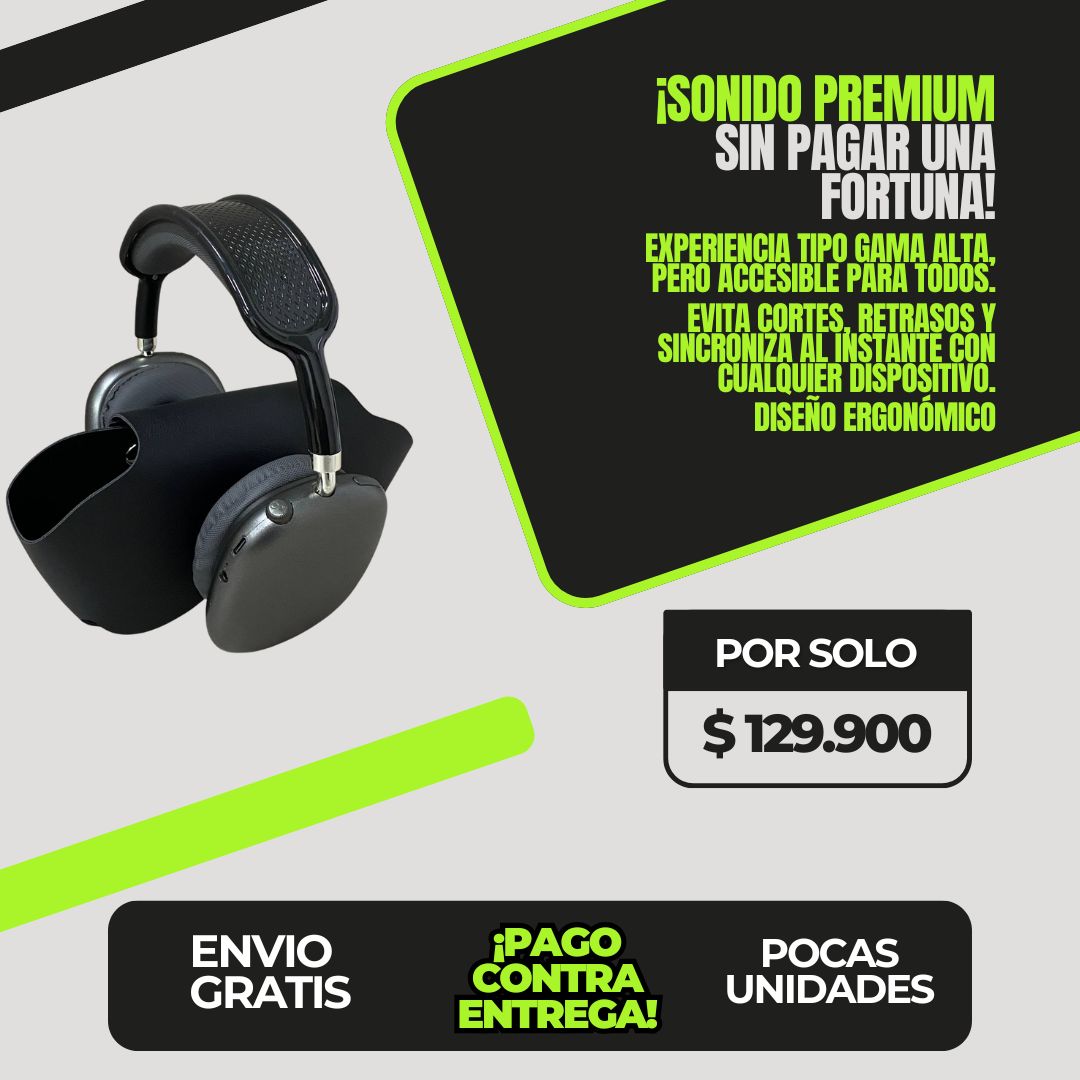 AirMax Diadema | Sonido Premium Todo el Día