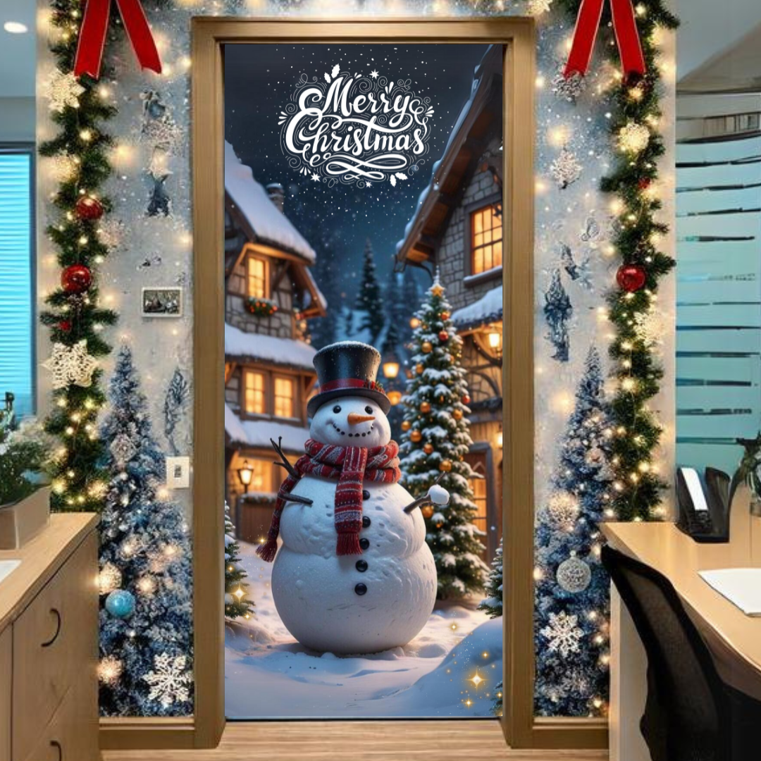 Funda Navideña DoorStyle | Transforma tu puerta en segundos